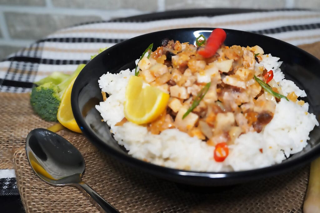 Sisig bowl Amihan Grill &